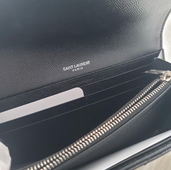 NEW YSL Matelasse Cassandre Large Flap Wallet - Picture 12 of 16